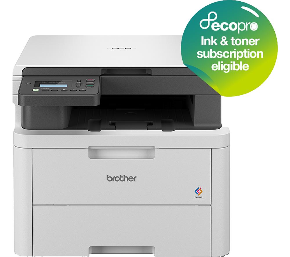 BROTHER EcoPro DCPL3520CDWE All-in-One Wireless Laser Printer, White