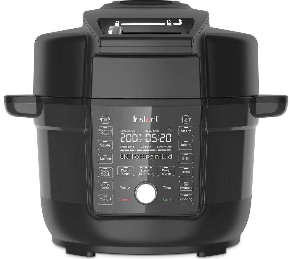 INSTANT Pot Duo Crisp SLCO65000 Multi Pressure Cooker  Air Fryer - Black Black