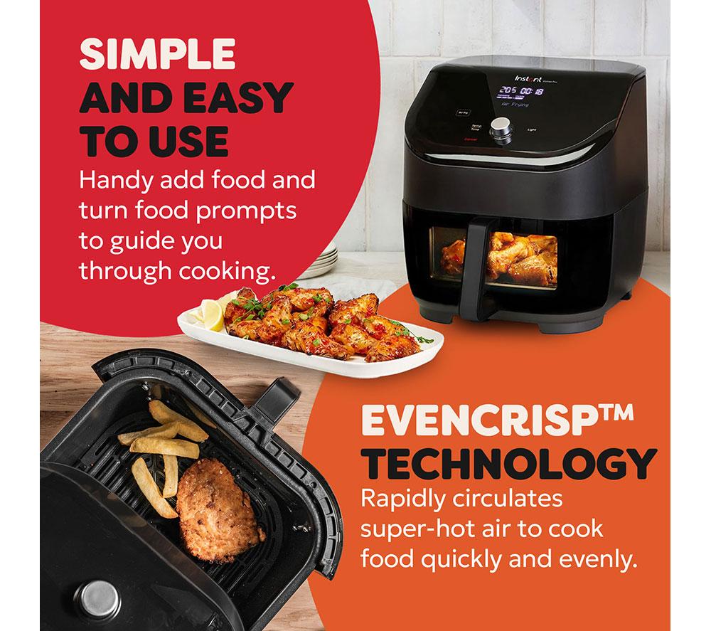 INSTANT POT Vortex Plus ClearCook Air Fryer - Black image number 7 of 7