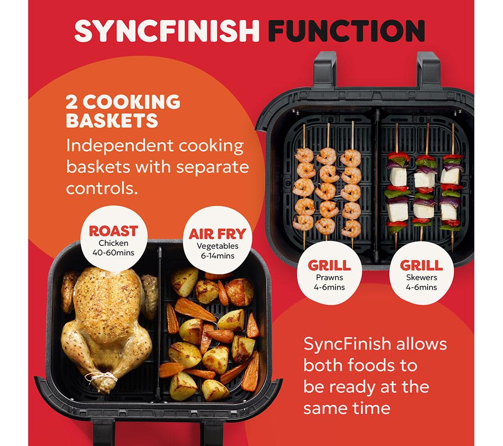 INSTANT POT Vortex Plus Versazone Air Fryer - Black image number 7 of 7