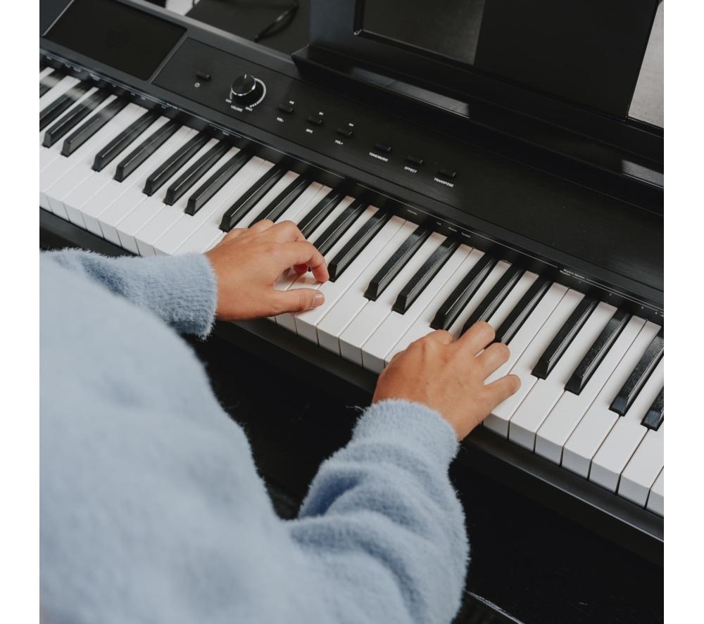 AXUS AXD55 88-Key Digital Piano with Touch Sensitive Keys & Sustain Pedal - Black image number 5 of 6