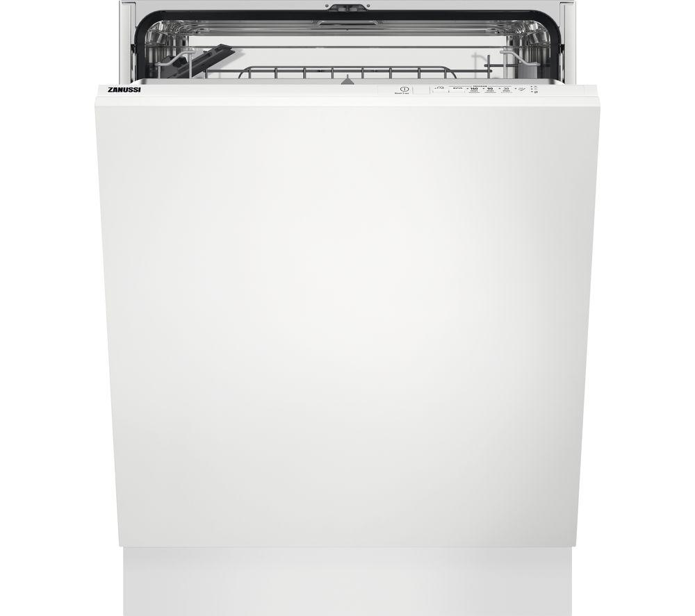 ZANUSSI AirDry ZDLN1522 Full-size Fully Integrated Dishwasher - White