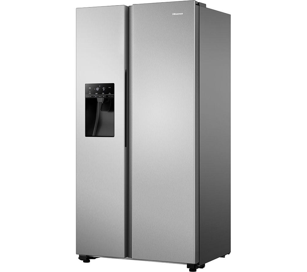 HISENSE PureFlat RS694N4TIE American-Style Fridge Freezer - Stainless Steel image number 2 of 12