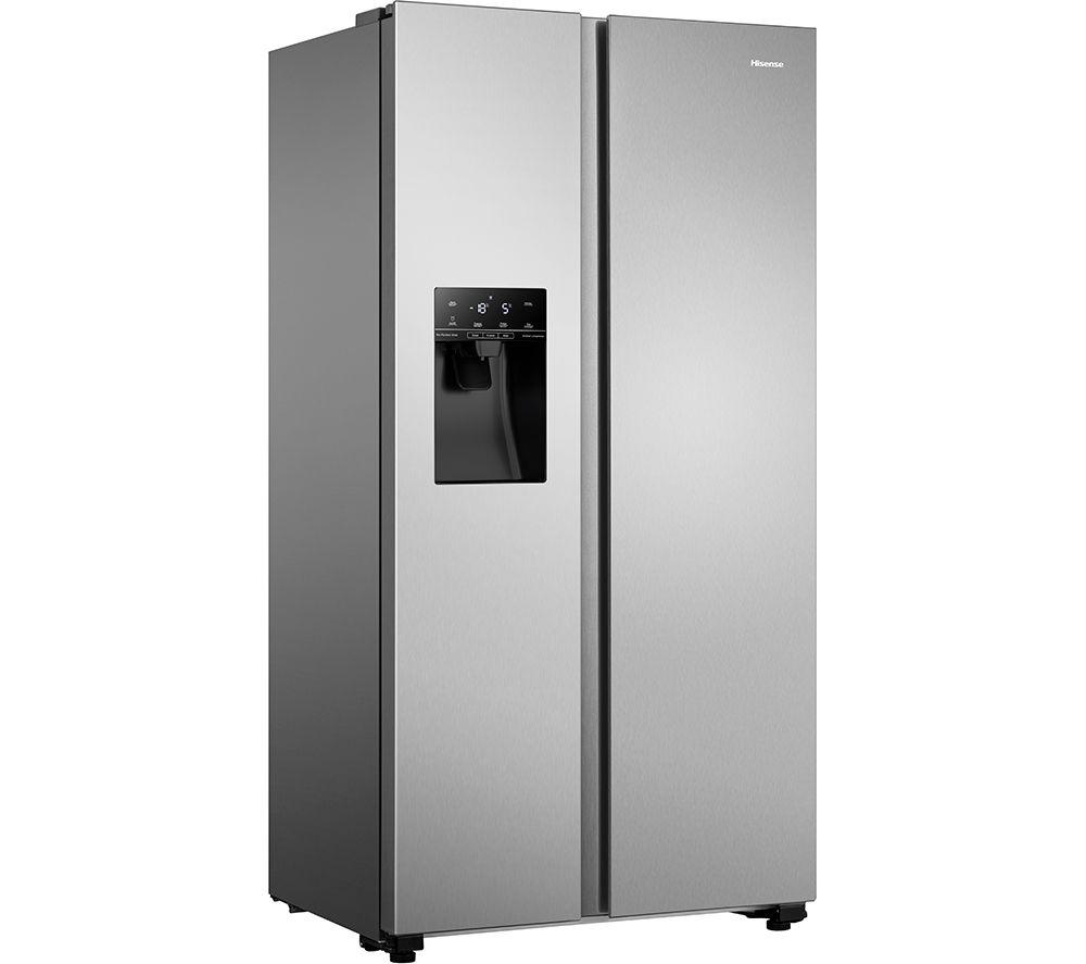 HISENSE PureFlat RS694N4TIE American-Style Fridge Freezer - Stainless Steel image number 3 of 12