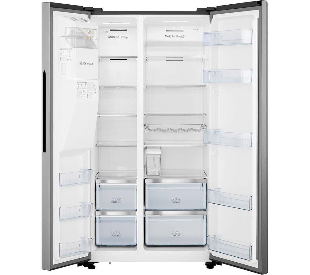 HISENSE PureFlat RS694N4TIE American-Style Fridge Freezer - Stainless Steel image number 6 of 12
