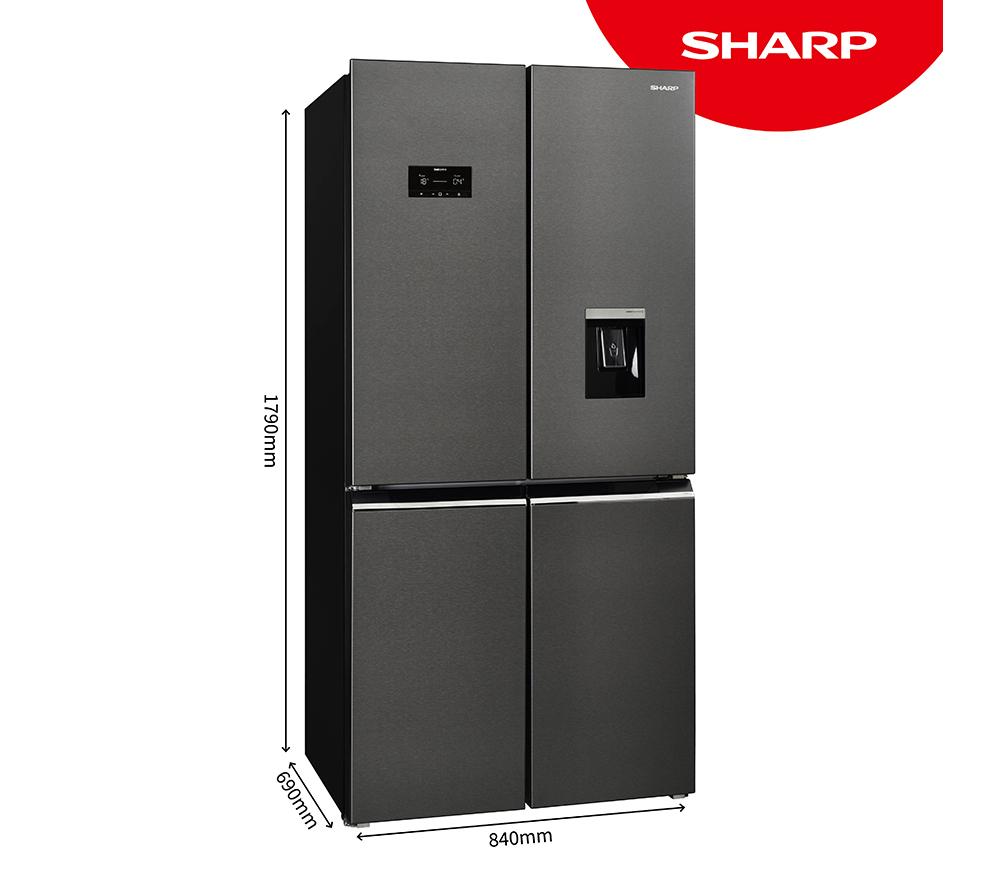 SHARP SJ-FA25IHDAD-EN Fridge Freezer - Dark Stainless Steel image number 2 of 18