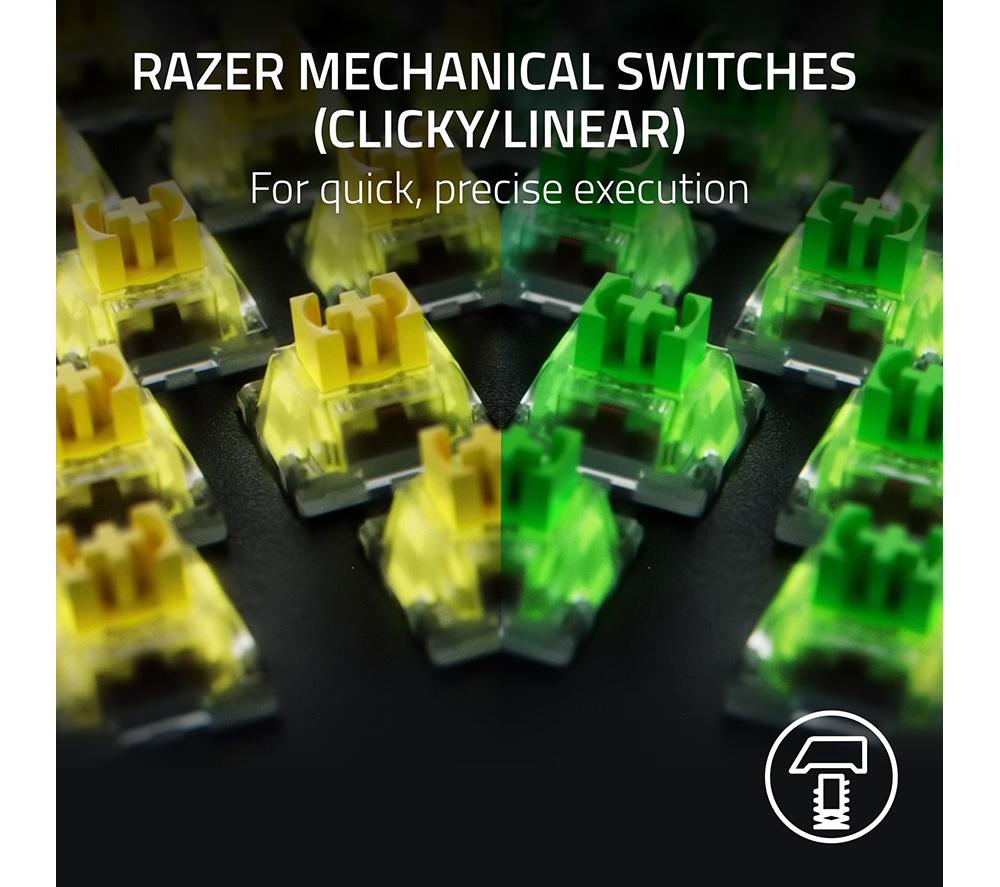 Mechanical Gaming Keyboard - Razer BlackWidow V4 X with RGB