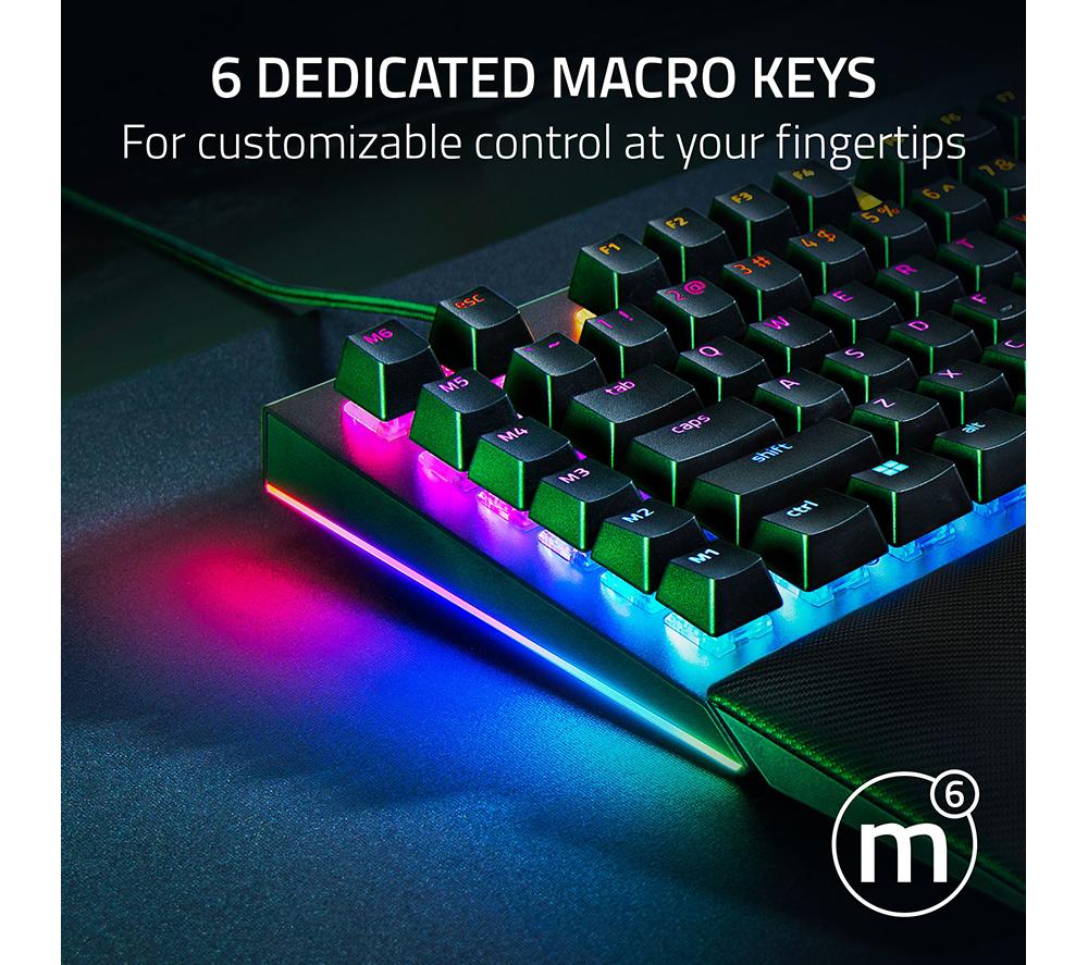 RAZER Blackwidow V4 Mechanical Gaming Keyboard - Black image number 4 of 7