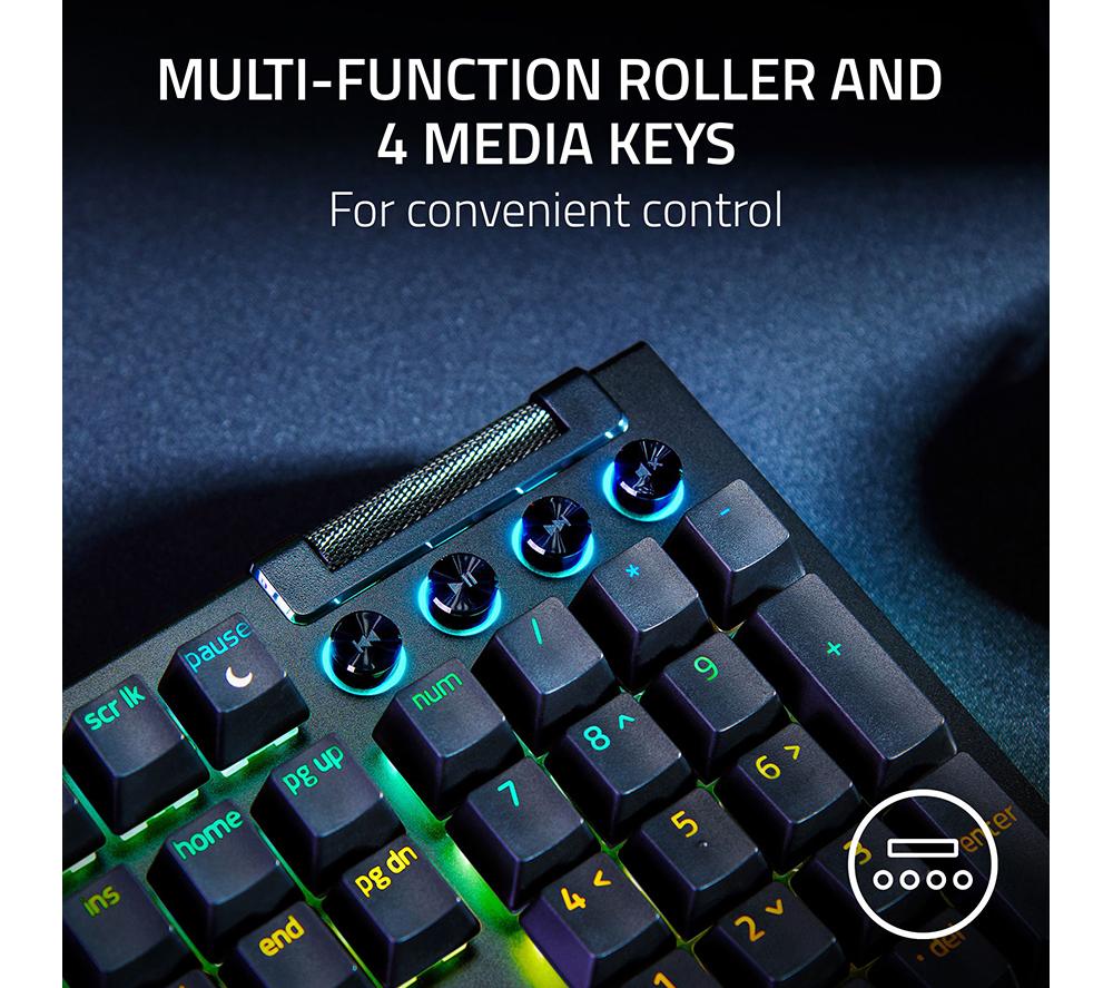 RAZER Blackwidow V4 Mechanical Gaming Keyboard - Black image number 7 of 7