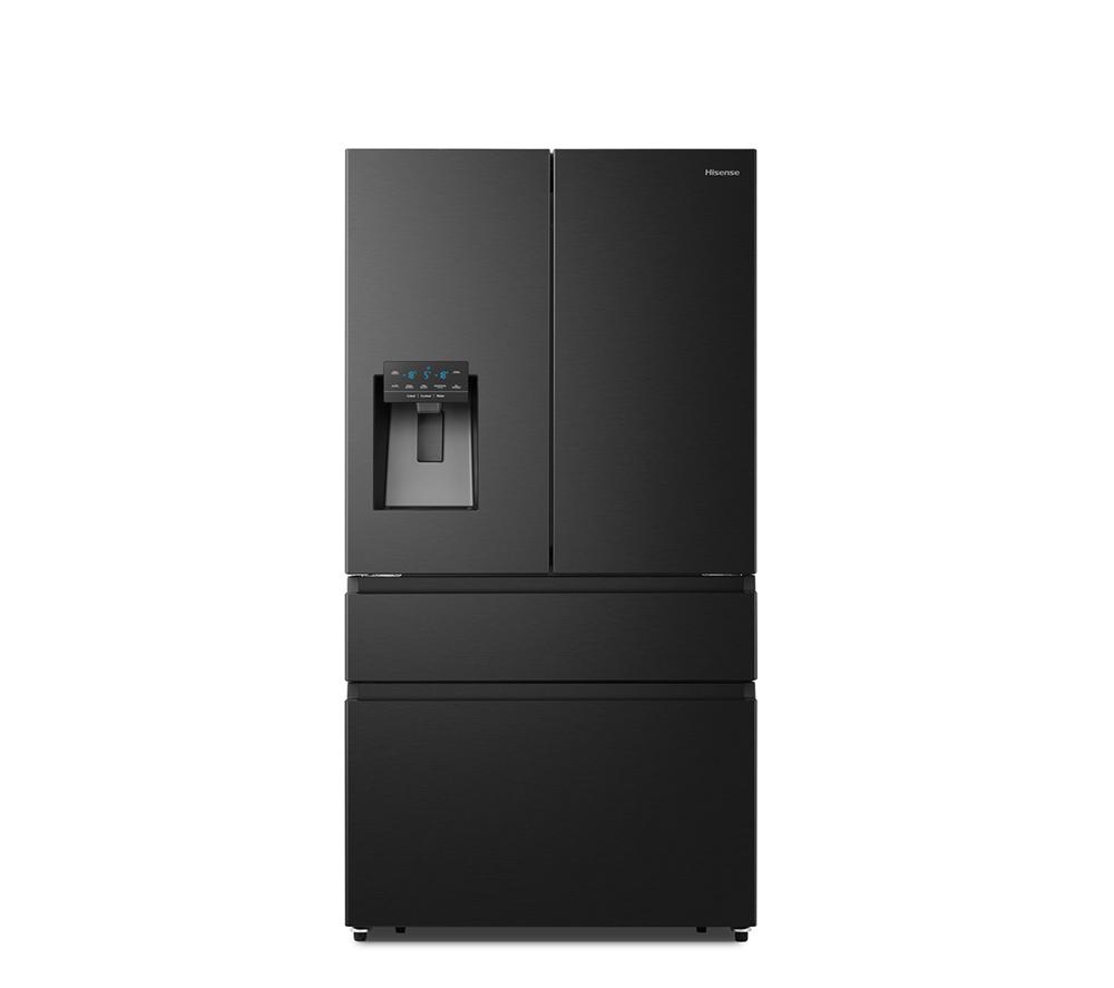 HISENSE PureFlat RF728N4SBFE Smart Fridge Freezer - Black Stainless Steel