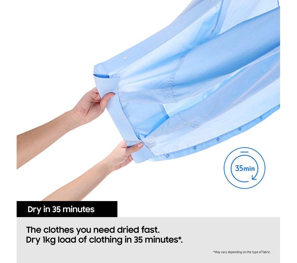 SAMSUNG Series 5 AI Energy DV80CGC0B0AEEU 8 kg Heat Pump Tumble Dryer - White image number 5 of 8