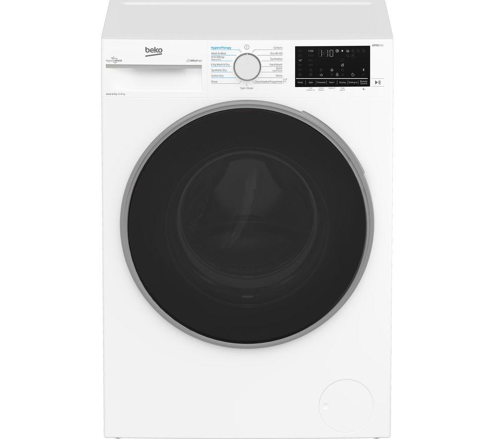 BEKO B5D510645UW Bluetooth 10 kg Washer Dryer – White, White