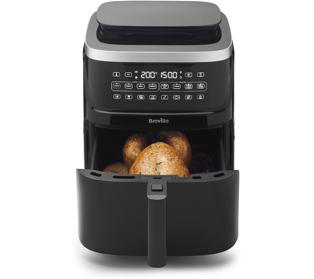 Buy BREVILLE Halo Steam VDF133 Air Fryer - Black