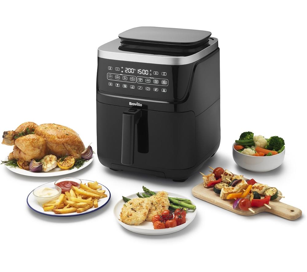 BREVILLE Halo Steam VDF133 Air Fryer - Black image number 9 of 11