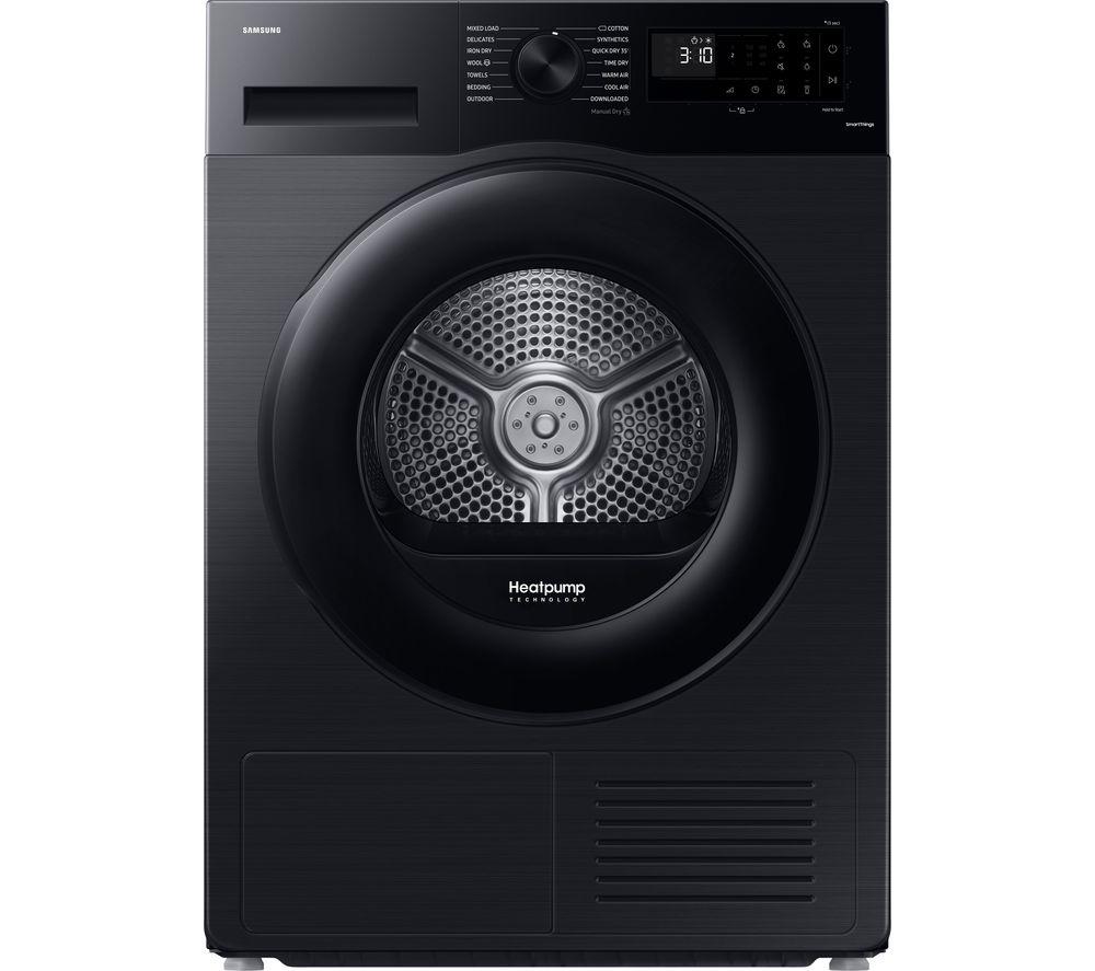 SAMSUNG Series 5 OptimalDry DV80CGC0B0ABEU 8 kg Heat Pump Tumble Dryer - Black, Black