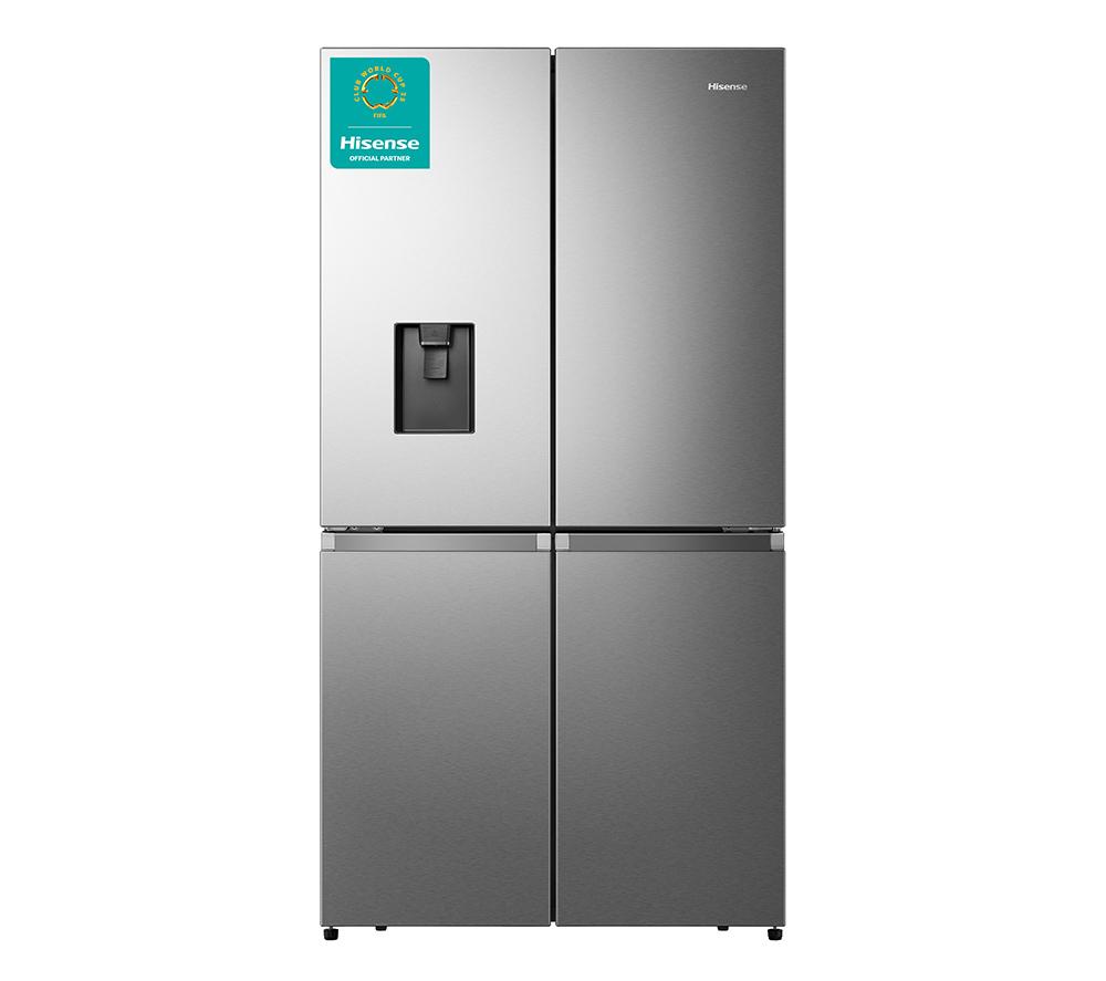 HISENSE PureFlat RQ758N4SWSE Smart Fridge Freezer - Stainless Steel