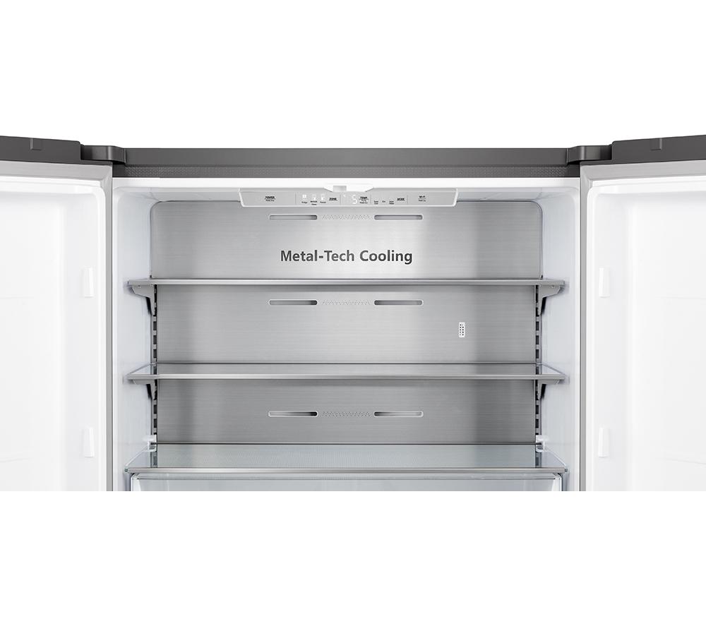 HISENSE PureFlat RQ758N4SWSE Smart Fridge Freezer - Stainless Steel image number 8 of 11