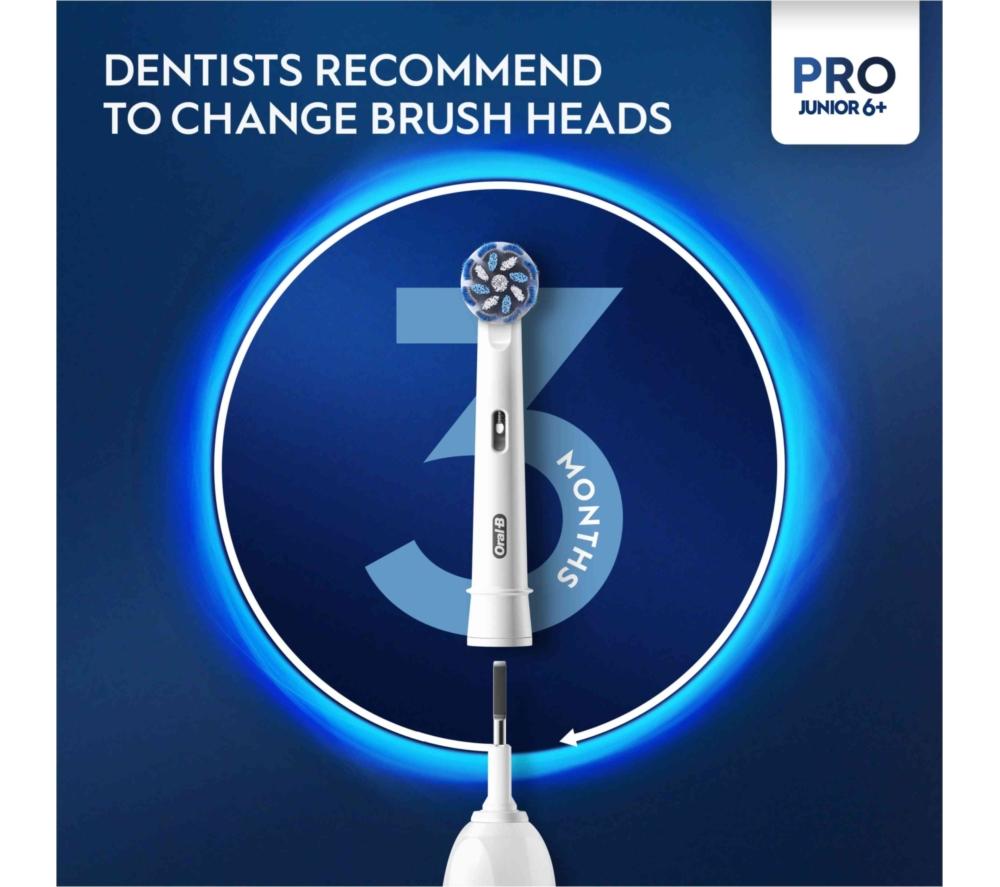 ORAL-B Pro Junior Electric Toothbrush - Green image number 8 of 14