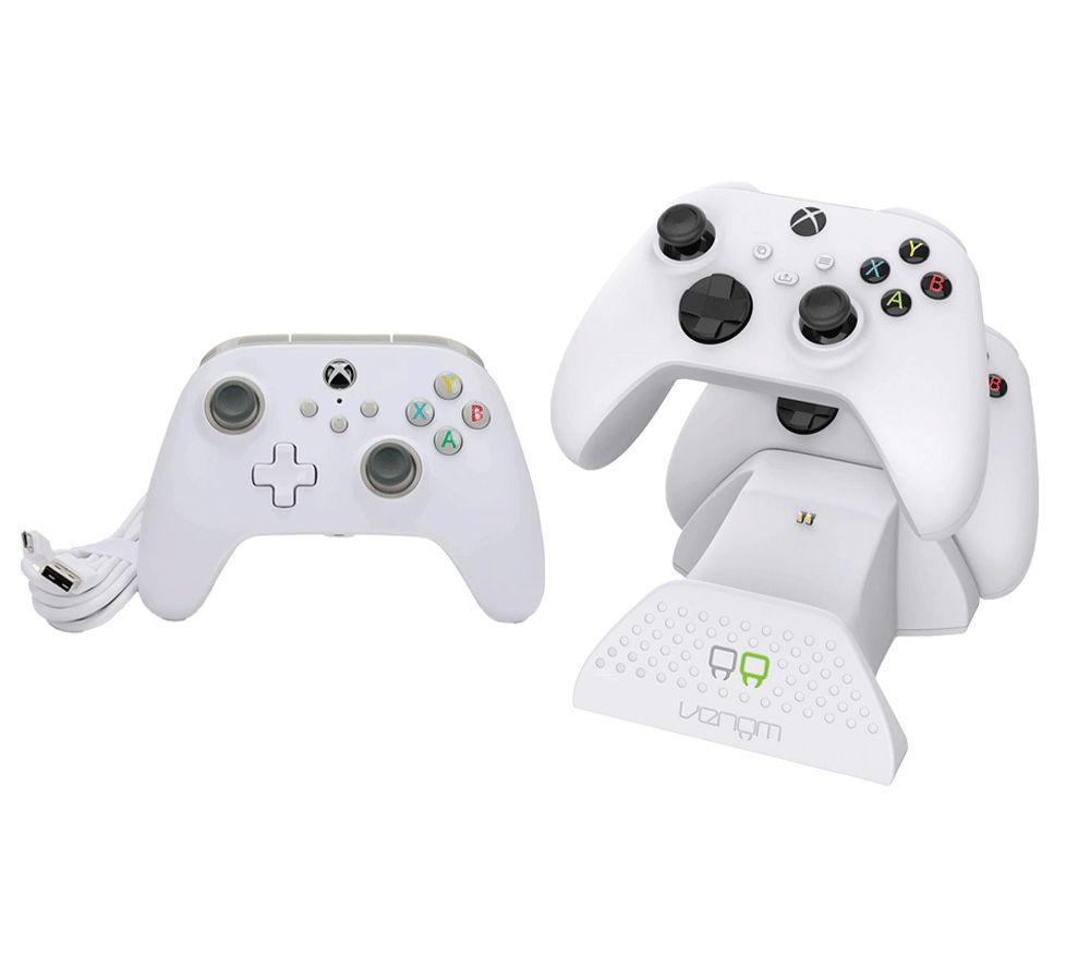 Buy Powera Xbox Series X S Wired Controller White And Vs2881 Xbox Series X S And Xbox One Twin