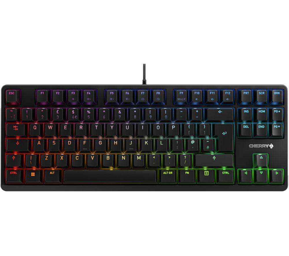 CHERRY G80-3000N RGB TKL Mechanical Gaming Keyboard - Black, Black