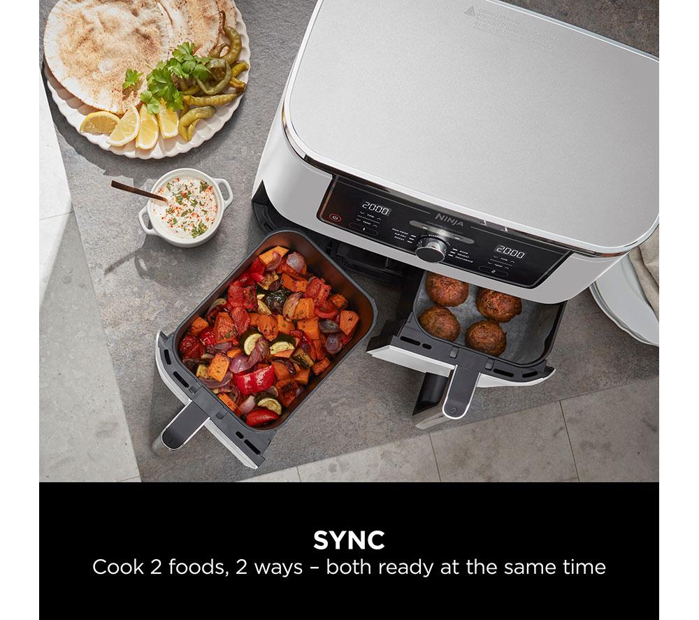 NINJA Foodi MAX Dual Zone AF400UKWH Air Fryer - White image number 6 of 16
