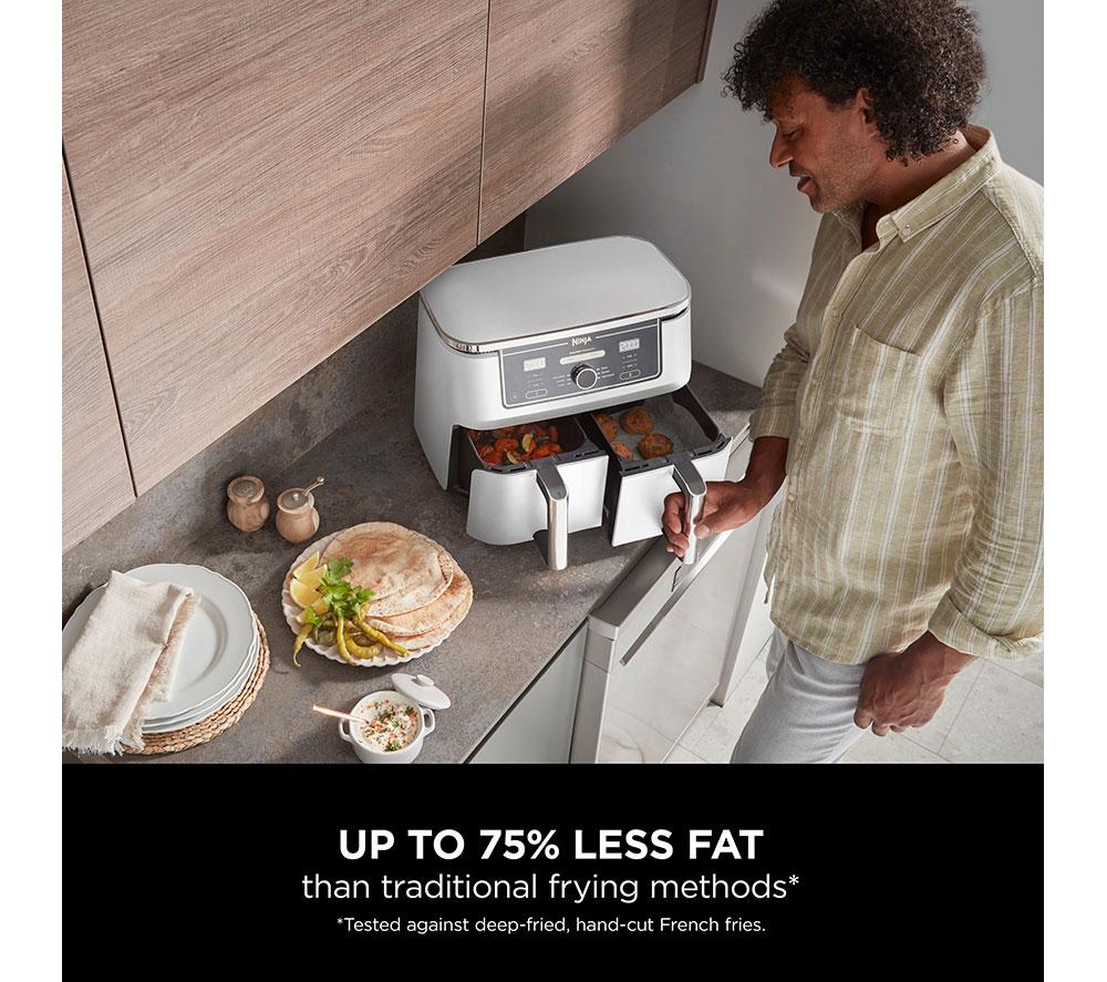 NINJA Foodi MAX Dual Zone AF400UKWH Air Fryer - White image number 8 of 16