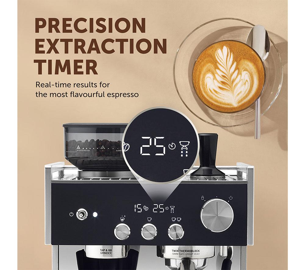 BREVILLE Barista Signature Espresso VCF160 Bean to Cup Coffee Machine - Stainless Steel image number 3 of 10