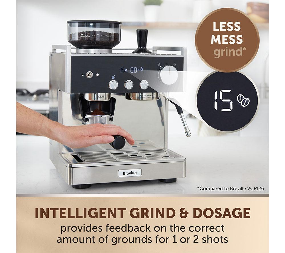 BREVILLE Barista Signature Espresso VCF160 Bean to Cup Coffee Machine - Stainless Steel image number 4 of 10