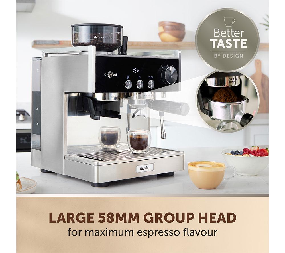 BREVILLE Barista Signature Espresso VCF160 Bean to Cup Coffee Machine - Stainless Steel image number 7 of 10