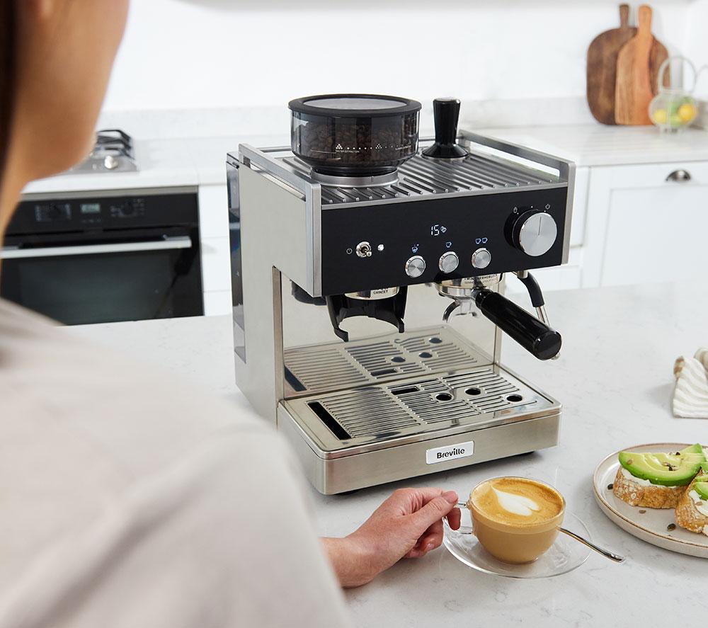 BREVILLE Barista Signature Espresso VCF160 Bean to Cup Coffee Machine - Stainless Steel image number 8 of 10