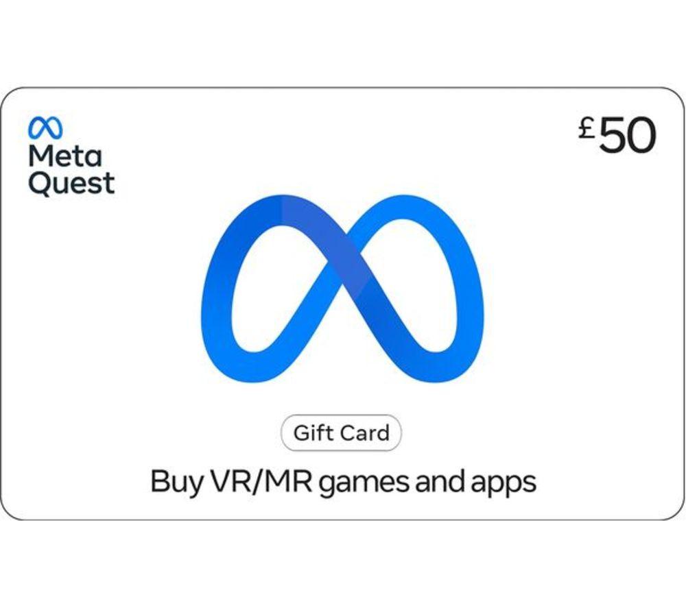 META Quest Gift Card - &pound;50 Apps & Games image number 2 of 2