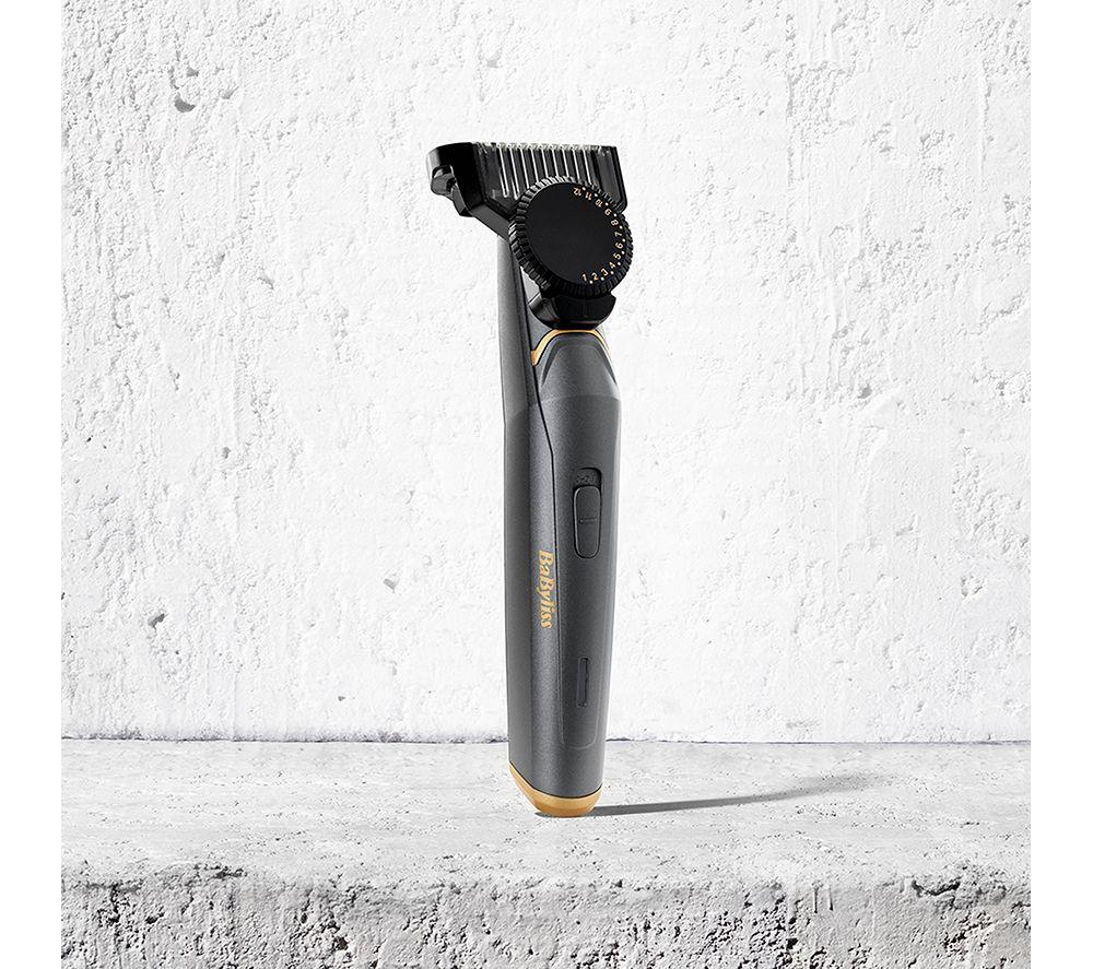 BABYLISS Graphite Precision Dry Beard Trimmer - Black & Gold image number 2 of 9