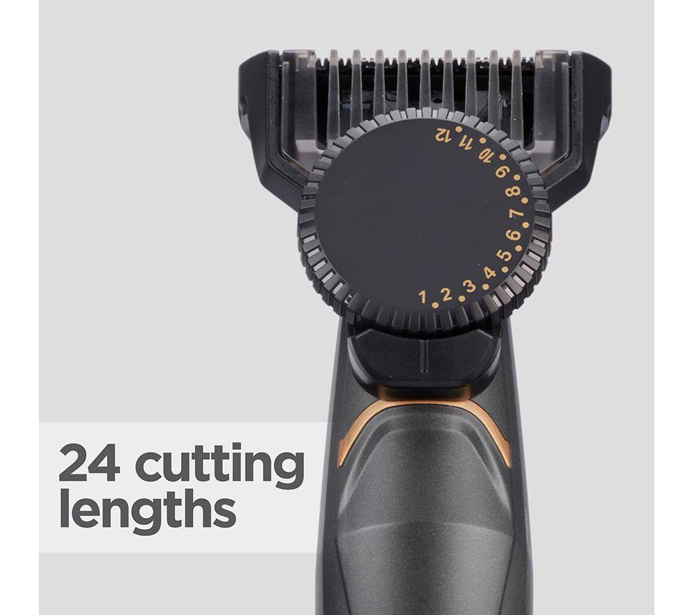 BABYLISS Graphite Precision Dry Beard Trimmer - Black & Gold image number 4 of 9