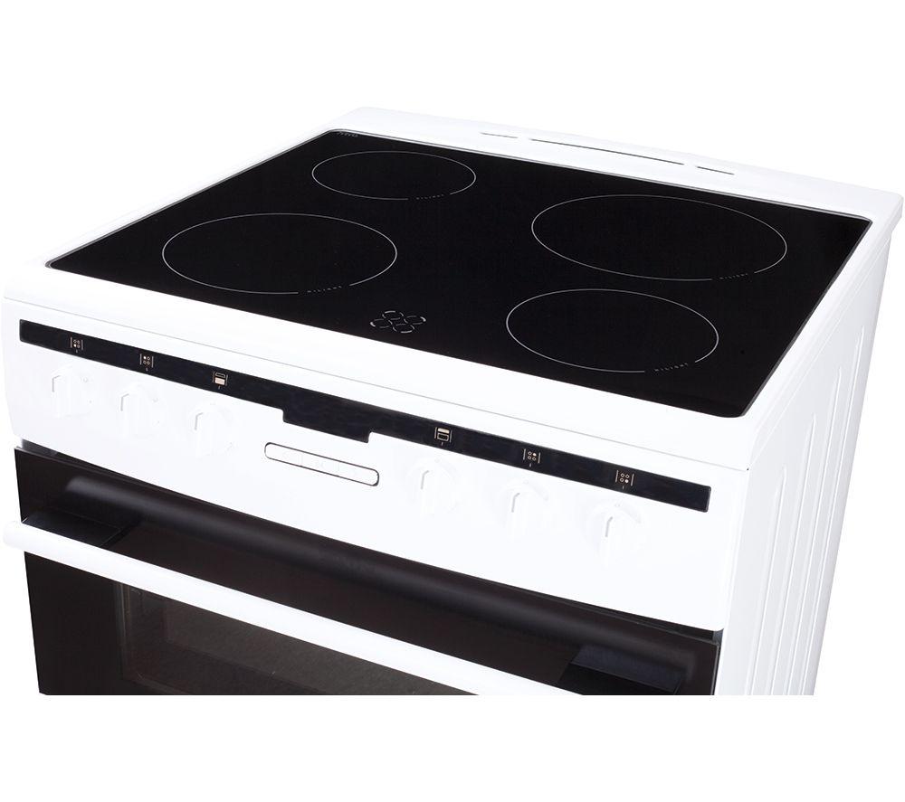 AMICA AFC6550WH 60 cm Electric Ceramic Cooker - White image number 2 of 7