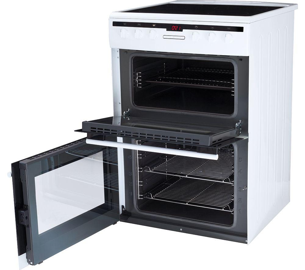 AMICA AFC6550WH 60 cm Electric Ceramic Cooker - White image number 3 of 7
