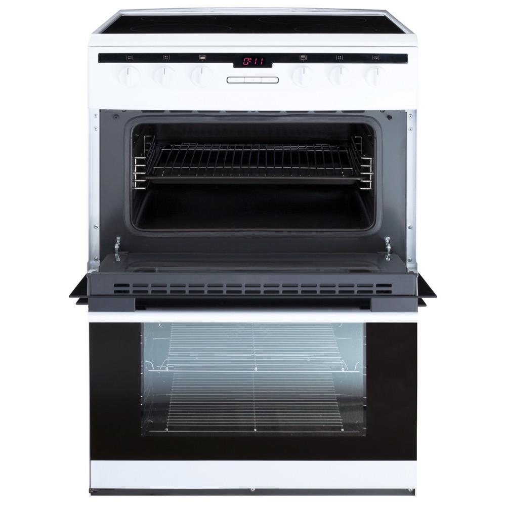 AMICA AFC6550WH 60 cm Electric Ceramic Cooker - White image number 4 of 7