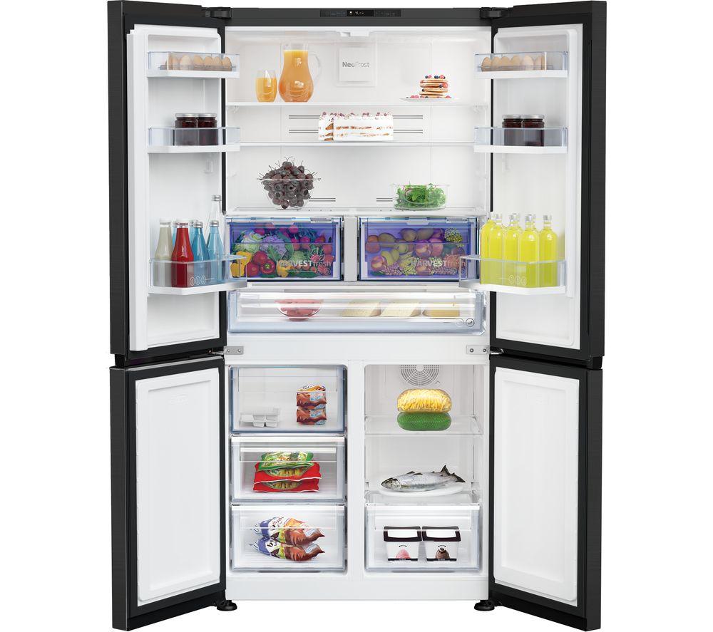 BEKO Pro HarvestFresh GN446224VPZ Fridge Freezer - Black Steel image number 5 of 14