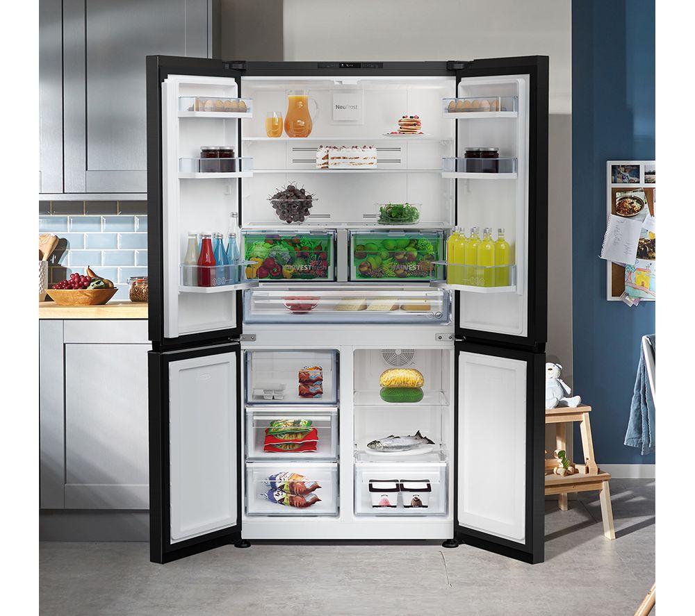 BEKO Pro HarvestFresh GN446224VPZ Fridge Freezer - Black Steel image number 7 of 14