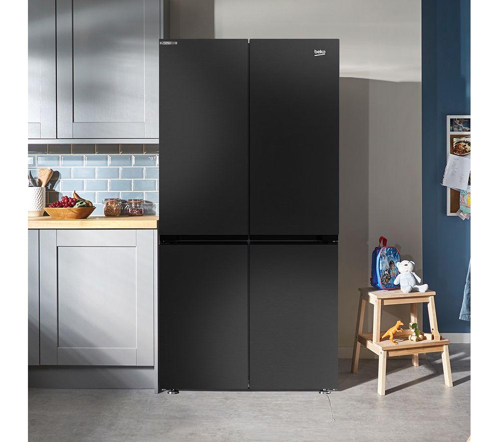 BEKO Pro HarvestFresh GN446224VPZ Fridge Freezer - Black Steel image number 8 of 14
