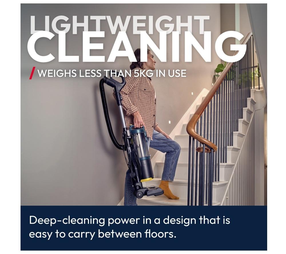 HOOVER HL4 Push&Lift Pet HL410PT Upright Bagless Vacuum Cleaner - Titanium, Blue & Orange image number 7 of 12