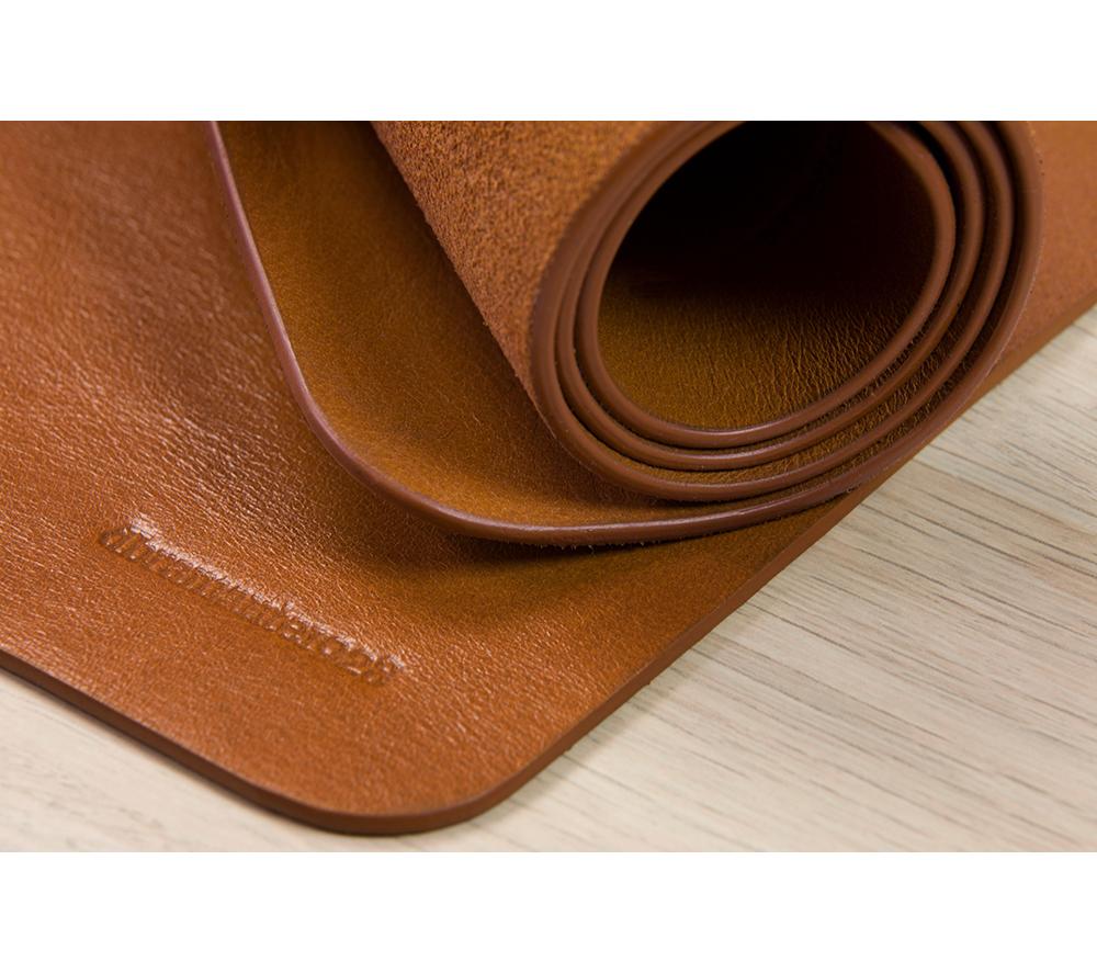 D BRAMANTE Leather Mouse Mat - Tan image number 2 of 4
