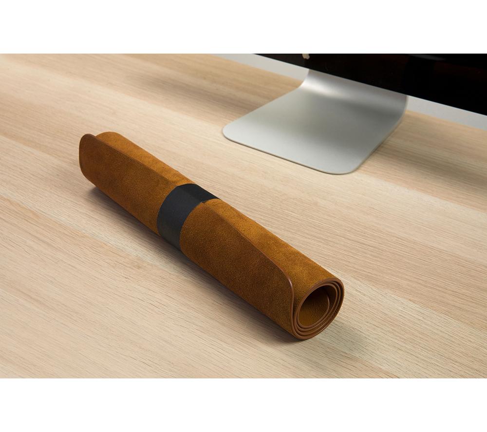 D BRAMANTE Leather Mouse Mat - Tan image number 3 of 4
