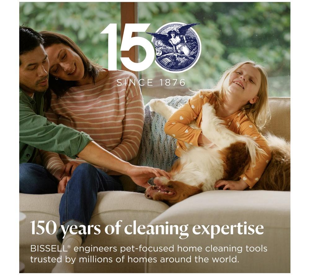 BISSELL Revolution HydroSteam 3670E Upright Carpet Cleaner - Black, Titanium & Colbalt Blue image number 10 of 11