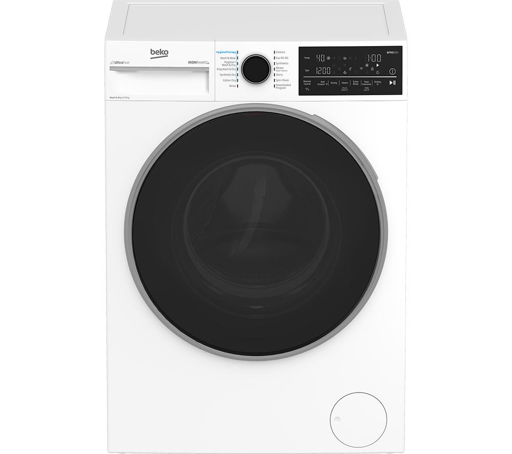 BEKO B3D512844UW WiFi-enabled 12 kg Washer Dryer - White