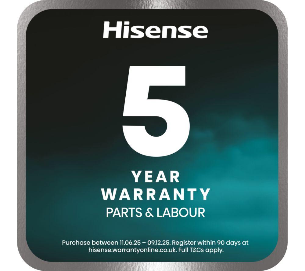 HISENSE RB440N4ACA 60/40 Fridge Freezer - Stainless Steel image number 16 of 16