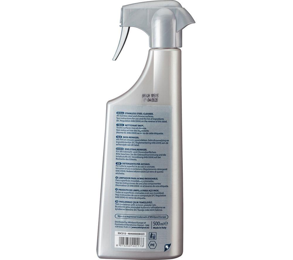 WPRO Stainless Steel Cleaner Spray 500ml image number 2 of 2