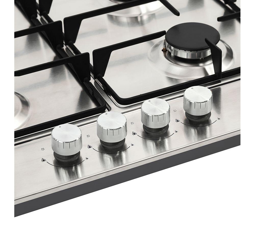 BELLING GHU603RI STA 60 cm Gas Hob - Stainless Steel image number 3 of 3