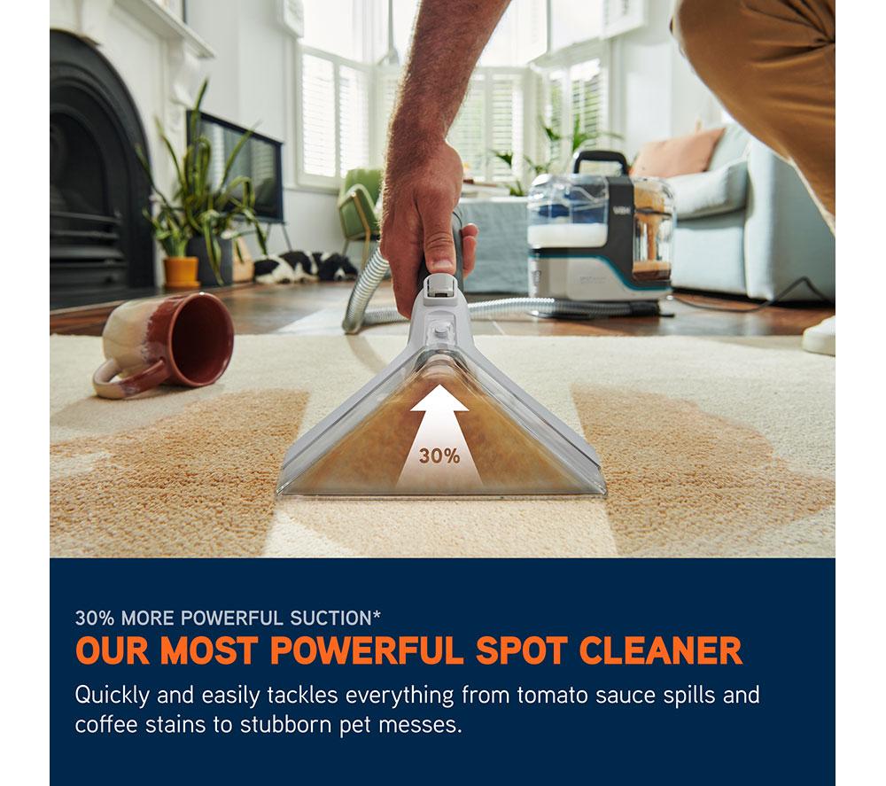 VAX SpotWash Max Pet-Design Carpet Cleaner - White & Teal Blue image number 3 of 12