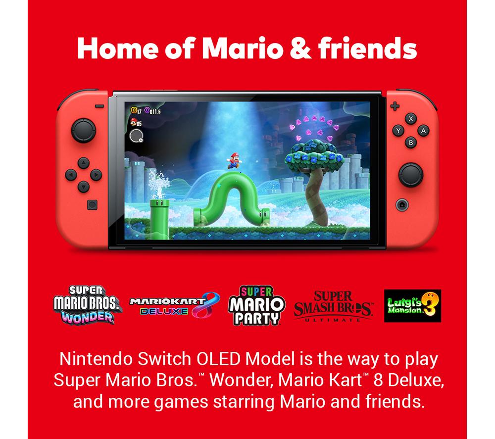 Buy NINTENDO Switch OLED Mario Red Edition Currys