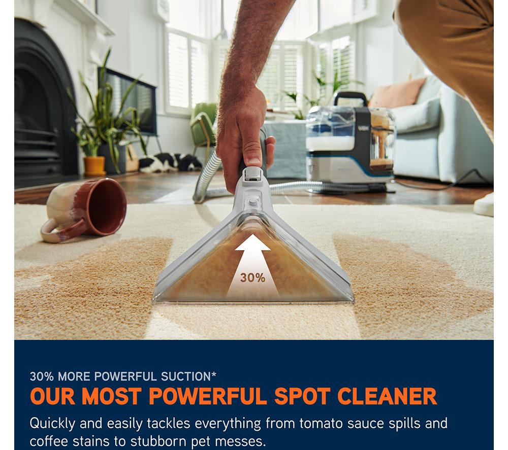 VAX SpotWash Max Duo Carpet Cleaner - White & Tiger Blue image number 3 of 10